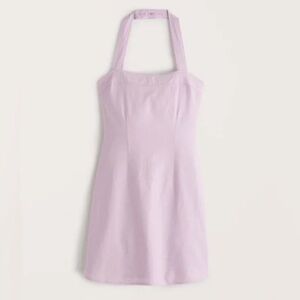 Abercrombie & Fitch Purple Halter Linen Dress - Size Medium (fits like a Small)